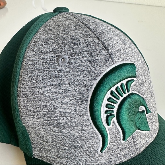 Captivating Quality Headwear Michigan State Spartans cap green gray 1 size NWT - Picture 9 of 10